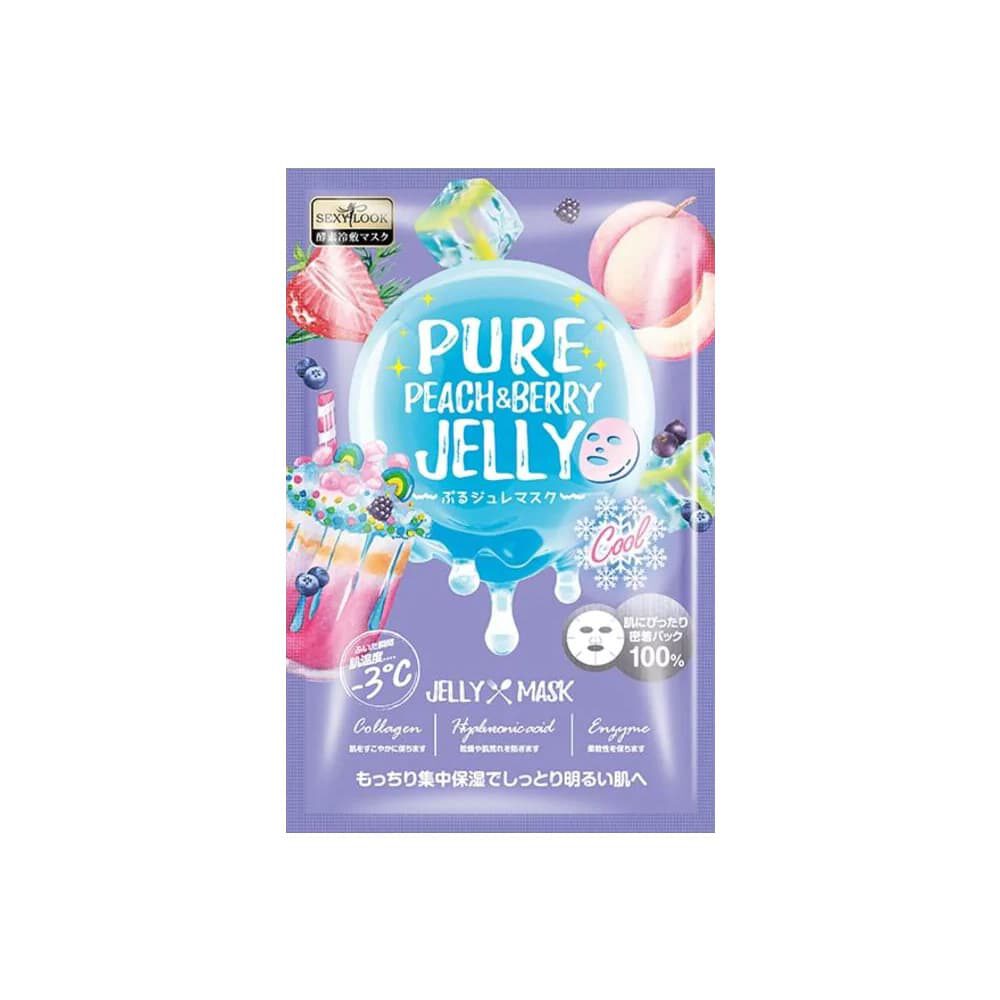 Pure Peach Berry Brightening Cool Jelly Mask Dp 1pc Min