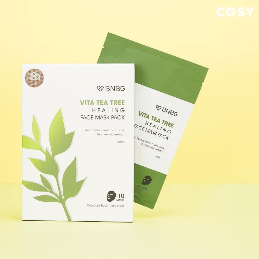 Mặt Nạ Bnbg Vita Tea Tree Healing Face Mask Pack (1) Min