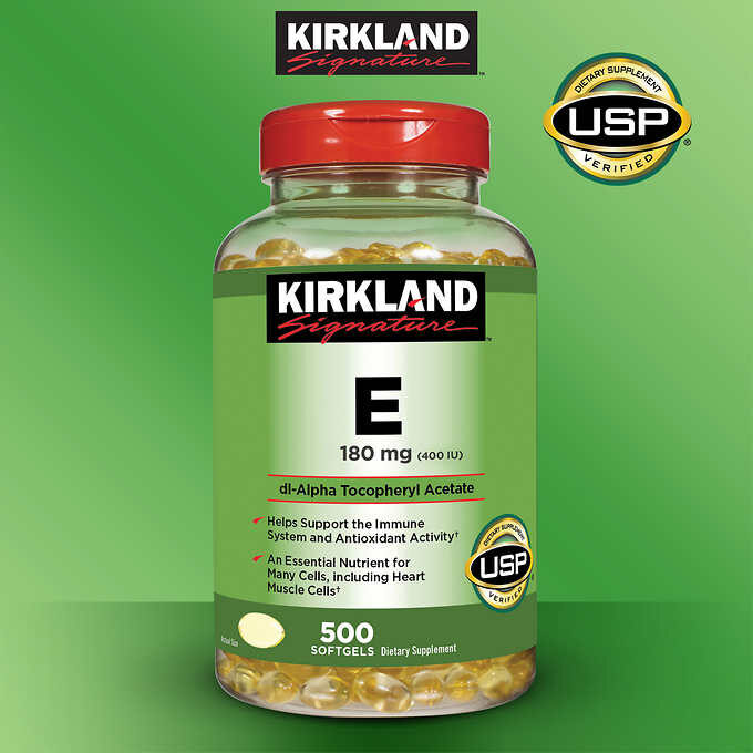 Kirkland Vitamin E 400 Iu 500 Vien1