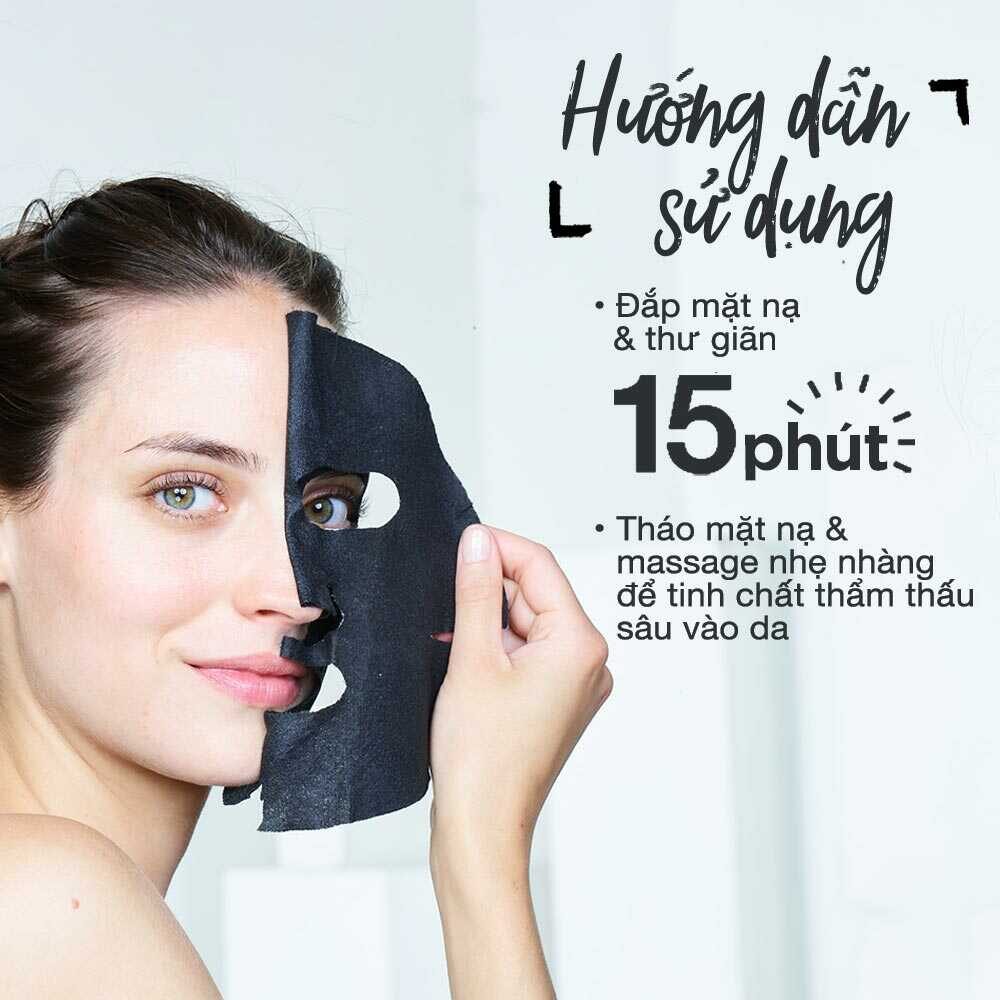 Mặt Nạ Cấp Ẩm, Se Khít Lỗ Chân Lông Garnier Pure Charcoal Pore Tightening Hydration Mask 2 Optimized